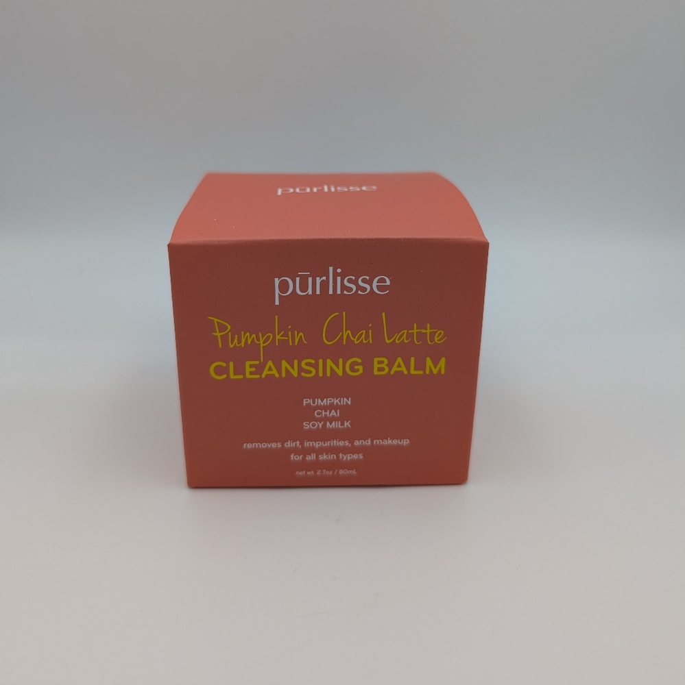 Purlisse Pumpkin Chai Cleansing Balm NWT